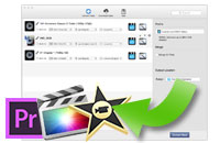 support iMovie, Final Cut Pro,etc format