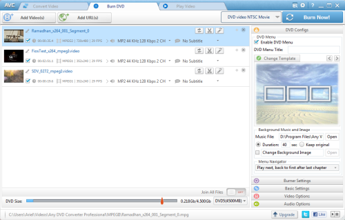 screenshot of avc free for windows